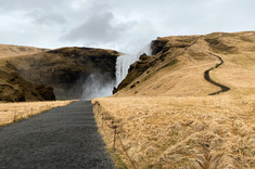 Wodospad występujący w serialu Gra o Tron - Skógafoss