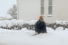 Zima w Akureyri (powrót z uczelni)