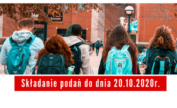 Nabór studentów na studia i praktyki na semestr letni 2020/2021 w ramach Programu Erasmus