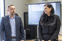 Pracownicy Bieszczadzkiego Odziału Straży Granicznej 