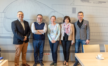 Prof. Archil Elizbarashvili with the teaching visit at RUT
