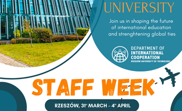 2nd International Staff Week, Rzeszów University of Technology