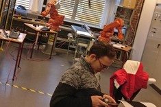 Sala do zajec praktycznych z robotyki