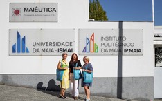 Relacja mgr inż. M. Gabryel-Raus, mgr E. Gancarz i mgr A. Kołodziej, Universidad da Maia, Portugalia