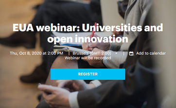 Webinarium EUA: Universities and open innovation