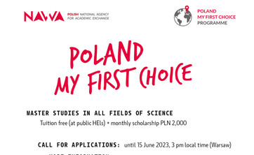 Poland My First Choice NAWA – the call for applications is now open!